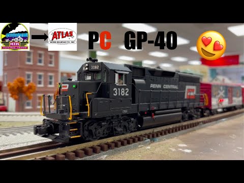 MY FIRST ATLAS DIESEL (Kinda)  PREMIER PENN CENTRAL GP40!!