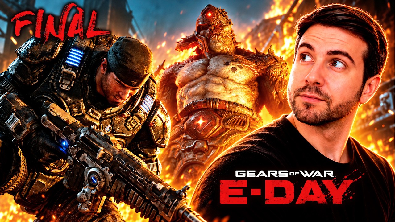 EL FINAL de Gears Of War E-DAY