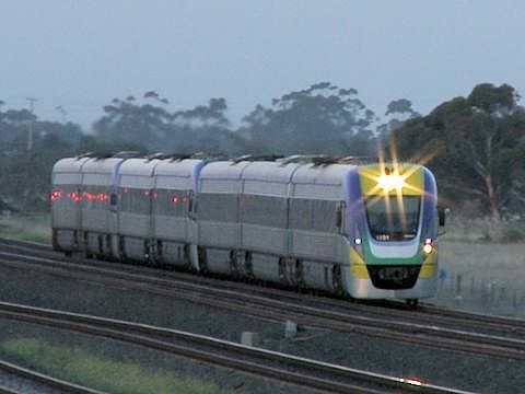 V/Line V/Locity Victorian Country Passenger Trains on the Geelong line - PoathTV
