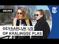 Shock tijdens interview: 'Het ijs kraakt!'