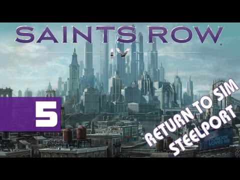 Saints Row 4 - Walkthrough - Return To Sim Steelport - Part 5 - Sexy Gateway Dance Party