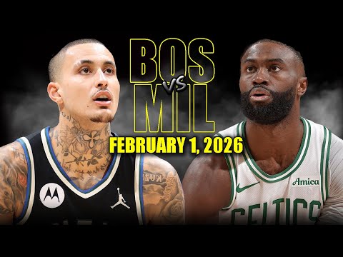 Boston Celtics vs Milwaukee Bucks Full Game Highlights – February 1, 2026 | NBA Season