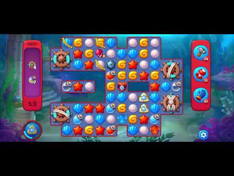 Fishdom Hard level 9897 no boosters フィッシュダム ハード