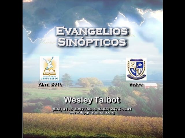 Vídeo relacionado con Claves para leer los evangelios sinópticos