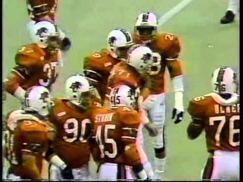 CFL 1987 WEST FINAL EDMONTON ESKIMOS AT BC-LIONS