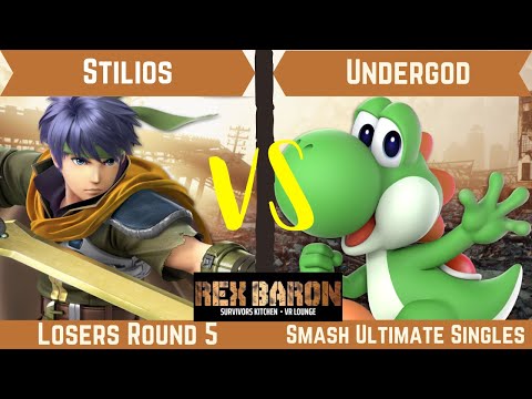 Rex Baron 12 Losers Round 5 - Stilios (Ike) Vs. Undergod (Yoshi)
