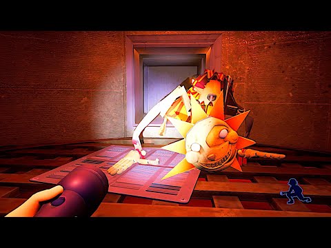Sun Becomes Music Man And Chases Gregory Through vents - Five Nights At Freddy's Security Breach