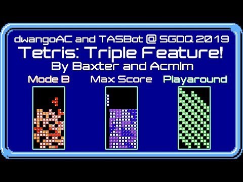 TASBot Tetris triple treat! 3 Tetromino tricks to tempt Twitch to tithe $25,000 toward treatment
