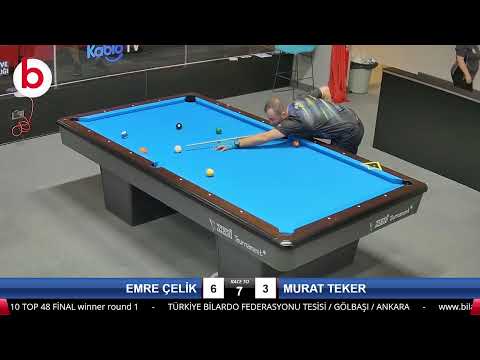 EMRE ÇELİK & MURAT TEKER Bilardo Maçı - 