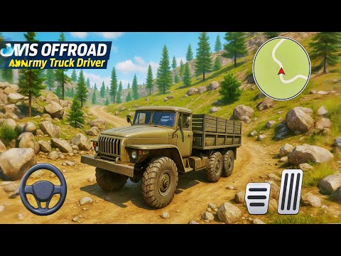 US OffRoad Army Truck Driver - Gameplay Walkthrough Part 1 - (iOS, Android)