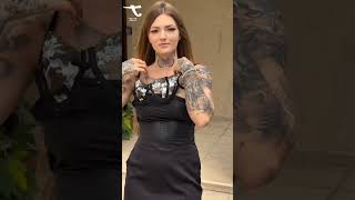 girl with tattoos #shorts #tattoo  #tiktok