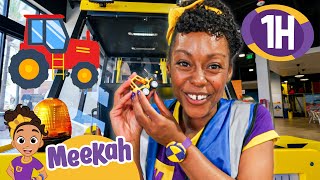 Meekah The Builder's Excavator Playground! | Educational Videos for Kids | Blippi and Meekah Kids TV