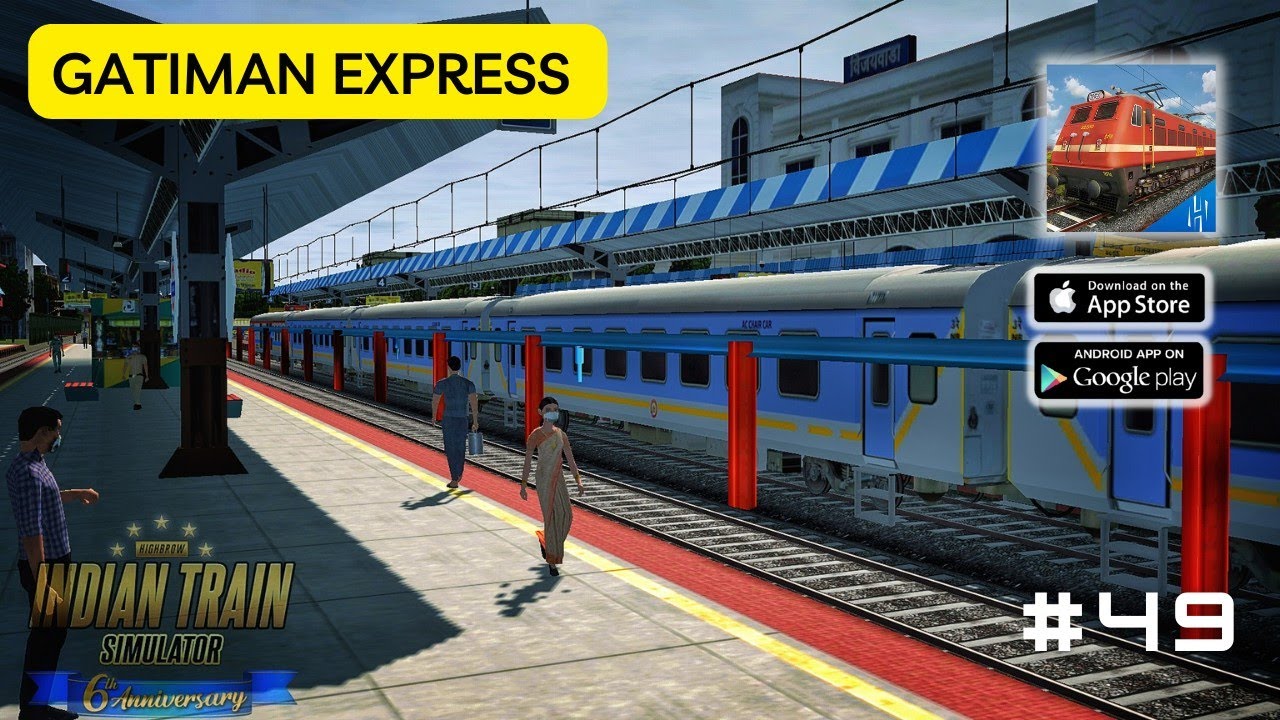 Gatiman Express- Indian Train Simulator | #jerryisgaming #49