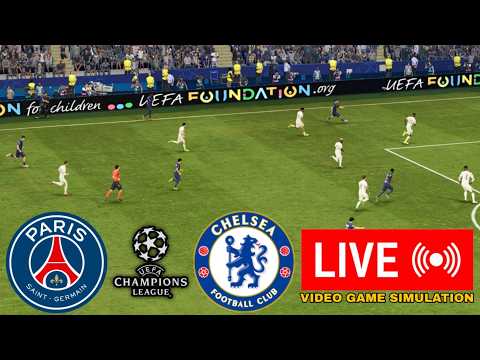 🔴 PSG vs CHELSEA - UEFA CHAMPIONS LEAGUE 2025/26 LIVE SCORE & FC26 SIMULATION