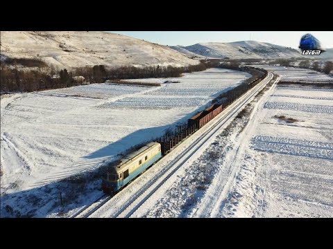 🚁🚂☃ 060-DA 60-1654-2 & Marfar ViaTerra Spedition Freight Train Spre/To Aghireș - 21 December 2021