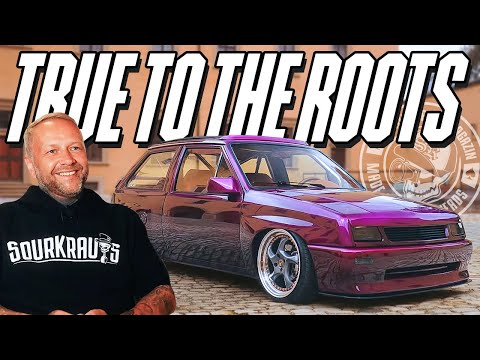 Brutaler Opel Corsa A GSI - Vom Schrottplatz zum Showstopper und niemals die Wurzeln vergessen!