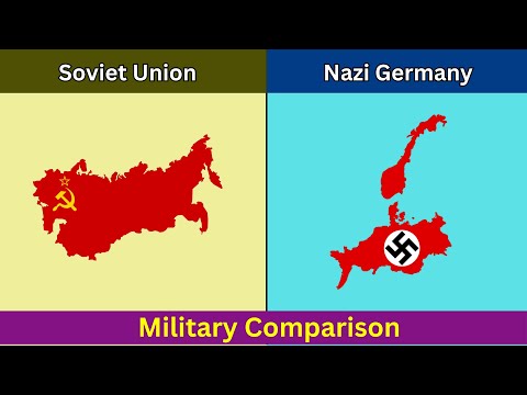 Soviet Union (USSR) vs Nazi Germany (NSDAP) - Military Comparison