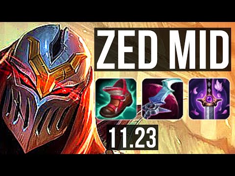 ZED vs IRELIA (MID) | 2.6M mastery, 7 solo kills, 19/6/13, Dominating | NA Master | 11.23