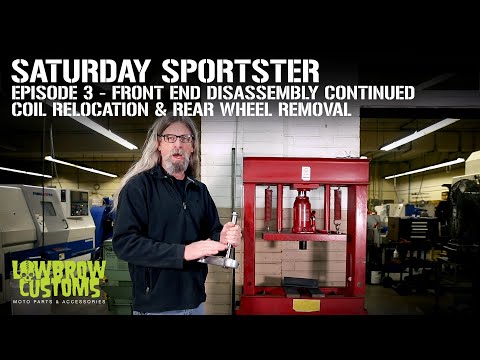 Saturday Sportster - Season 1 - Episode 3 - Front End Disassembly Continued, Coil Relocation, & More