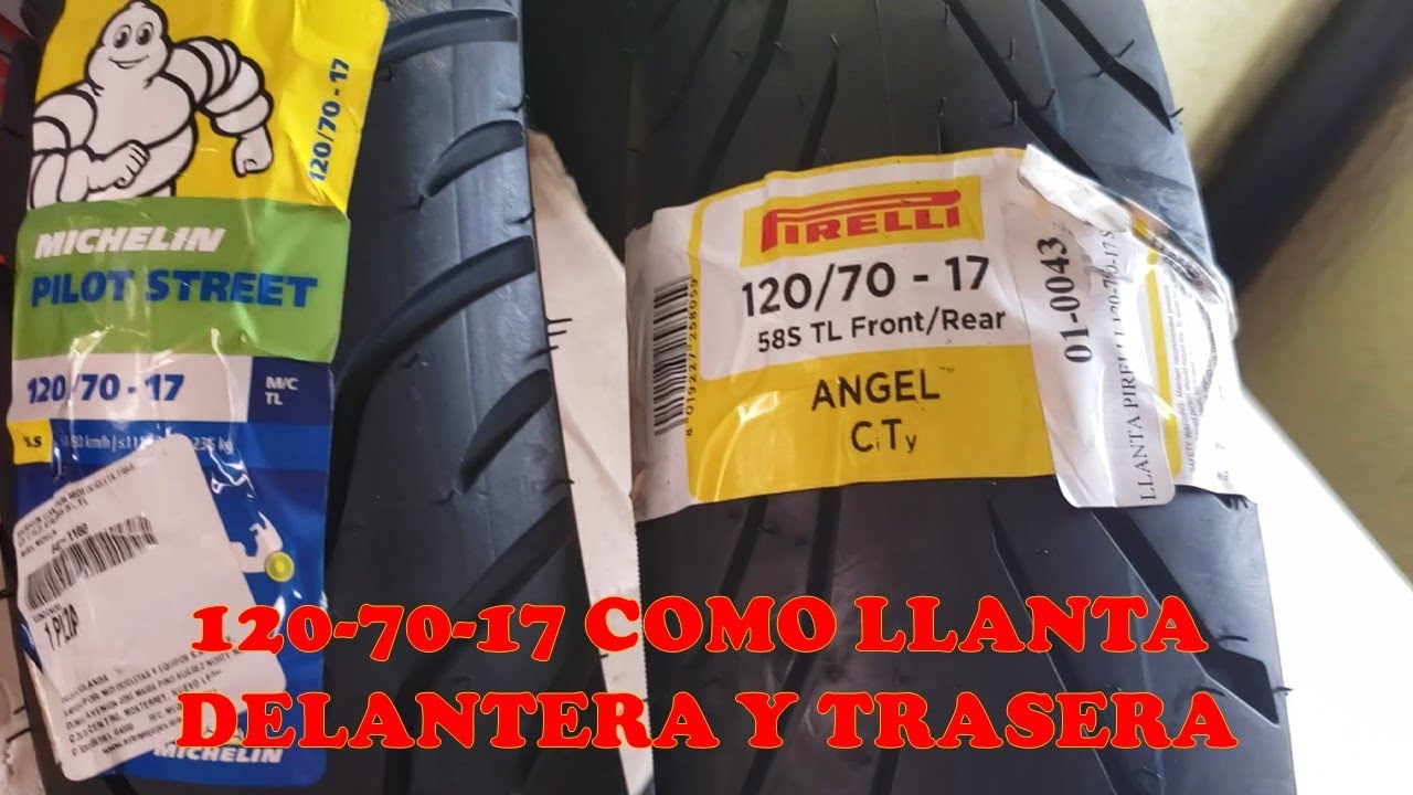 Watch Llanta 120-70-17 Delantera y Trasera Pirelli y Michelin (Video para un subscritor) Now Llanta 120-70-17 Delantera y Trasera Pirelli y Michelin (Video para un subscritor)