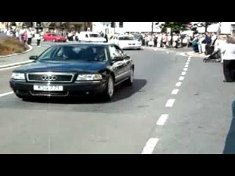 Christopher King's funeral cortege