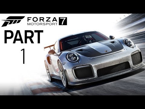 Forza Motorsport 7 - Let's Play - Part 1 - "Intro Races, Racer Customization, VIP Crate Opening"