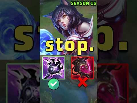 STOP Building Ahri Wrong - Season 15 Ahri Build #leagueoflegends