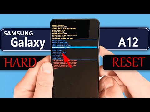 Samsung A12 Hard Reset, Pattern Unlock✅ Samsung (A127f) Factory Reset✅ Formatear Samsung Galaxy A12✅