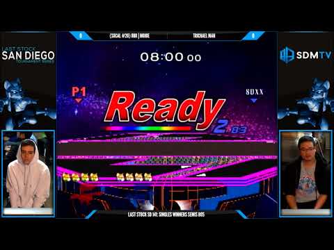 LSSD 141 - 8BR | MoJoe (Fox/Falco) vs. Trichael Man (Fox) - SSBM Winners Semis - Smash Melee