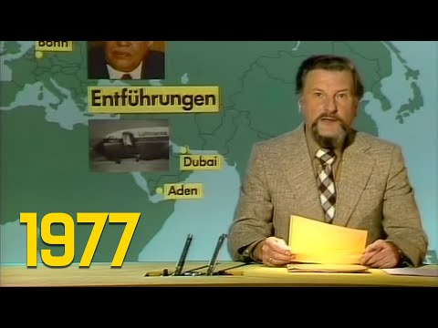 ARD Tagesschau 8:00 PM with Wilhelm Stöck (October 16, 1977)