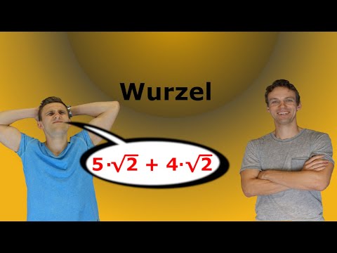 Wurzeln - Addieren/Subtrahieren, mit Aufgaben+Lösung