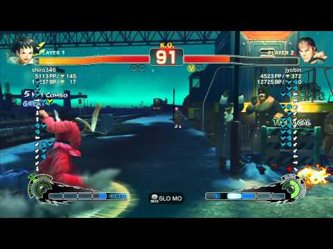 SSF4 AE 2012: Shiro (Makoto) vs jyobin (Ryu) - Xbox Live Ranked Match