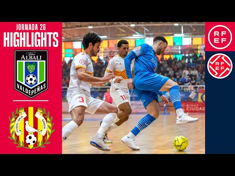 Resumen #PrimeraDivisiónFS Viña Albali Valdepeñas 3-3 Industrias Santa Coloma | Jornada 26