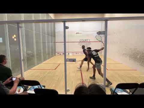 2022 Atlanta Squash Open Final - Leandro Romiglo vs Abd. Al Tamimi - Game 2 of 5