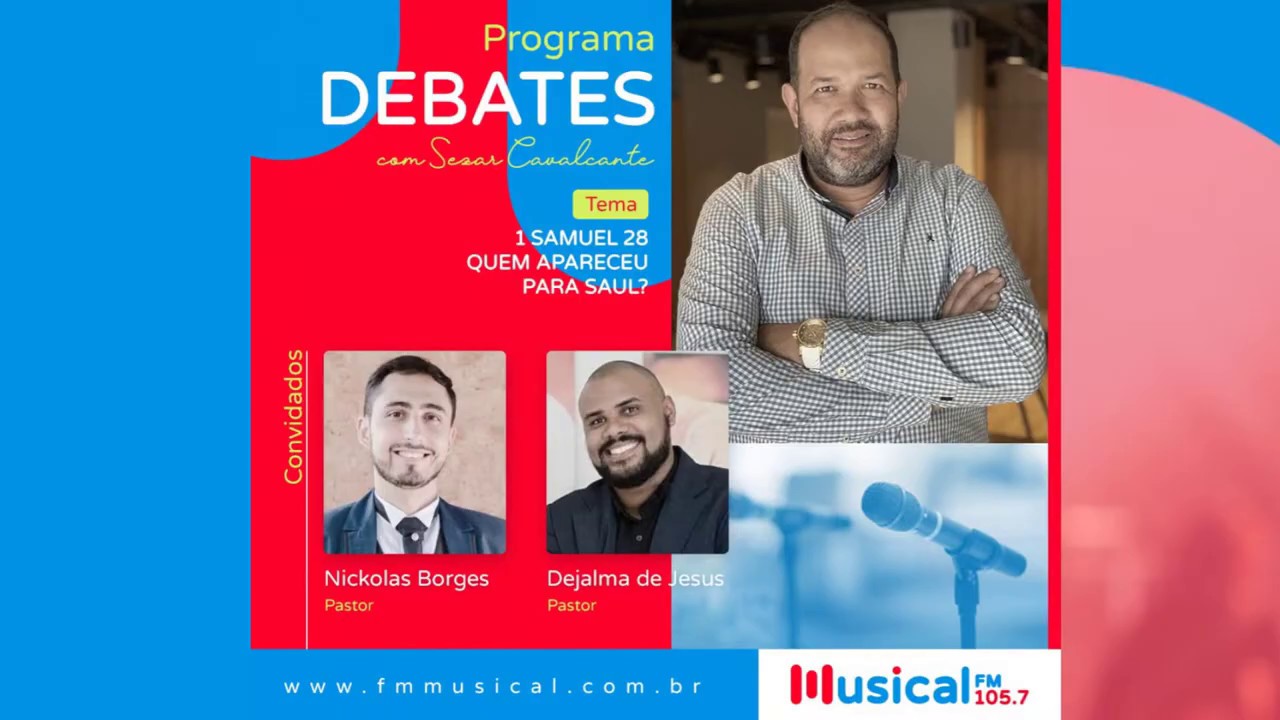 PROGRAMA DEBATES - 1 SAMUEL 28 , QUEM APARECEU PARA SAUL?