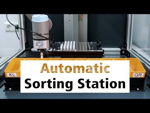 Automatic sorting station – Automation system from Schneider Messtechnik