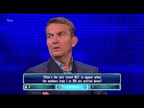 Adam Gets His Vowels In Numbers Question Wrong - The Chase