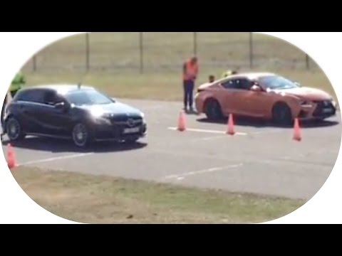 Drag Race  Mercedes-AMG A 45 Vs Lexus RC F