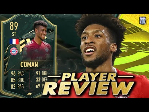 89 WINTER WILDCARD COMAN PLAYER REVIEW! WINTER WILDCARD COMAN - FIFA 22 ULTIMATE TEAM