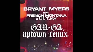 Bryant Myers x French Montana x Lil Tjay - Gan-Ga Uptown Remix (Bass Boosted)