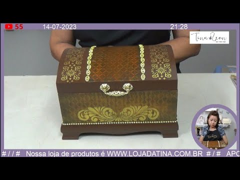 Decoupage com Papel Relevo - Parte 2