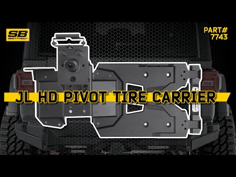 Smittybilt | HD Pivot Tire Carrier for Jeep JL
