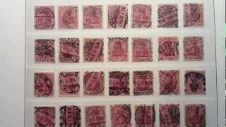 Rare Stamp Collection of Germany, GERMANIA series 1900-1920