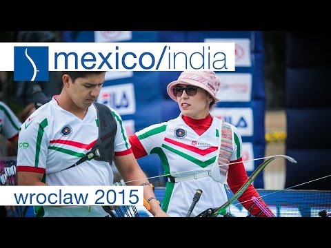 Mexico v India – recurve mixed team gold final | Wroclaw 2015