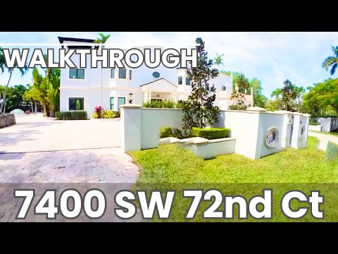 Walkthrough for 7400 SW 72nd Ct Miami  ONLY $6,249,000.00 || Kenny Raymond PA || Berkshire Hathaway