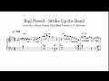 Bud Powell - Strike Up The Band (1950, with Sonny Stitt) - Piano Transcription