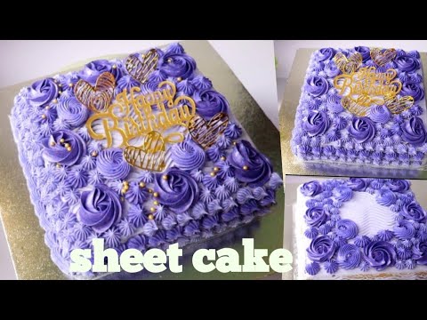 sheet cake එකක් හදමු/sheet cake sinhala/butter cake sinhala/sheet cake recipe/sheet cake