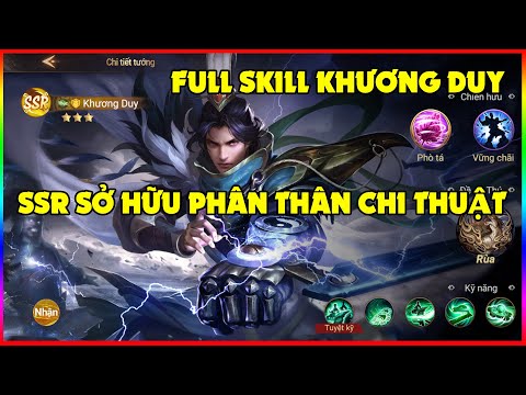 Garena Cái Thế Tranh Hùng: Chi Tiết Bộ Kỹ Năng Khương Duy - SSR Sắp Ra Mắt Tại VN