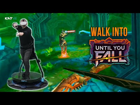 Walk into Until You Fall: KAT Walk C 2+ VR Treadmill with Quest Standalone