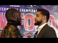 TERENCE CRAWFORD AND AMIR KHAN GO HEAD TO HEAD FOR FIRST TIME IN LONDON!